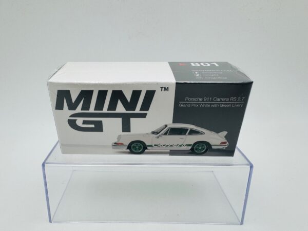 MINI GT 1:64 PORSCHE 911 CARRERA RS 2.7 WHITE