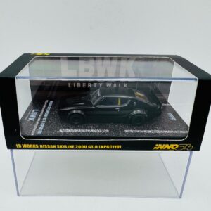 INNO MODELS 1:64 NISSAN SKYLINE 2000 GTR KENMERI BLACK