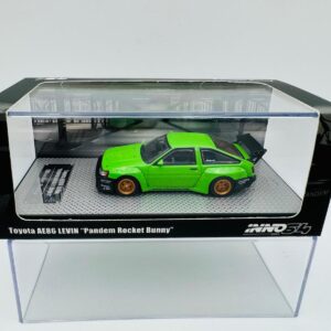 INNO MODELS 1:64 TOYOTA AE86 LEVIN PANDEM ROCKET BUNNY GREEN