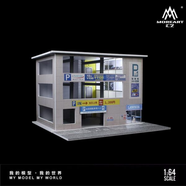 MOREART 1:64 JAPANESE PARKING GARAGE SCENE - Image 7