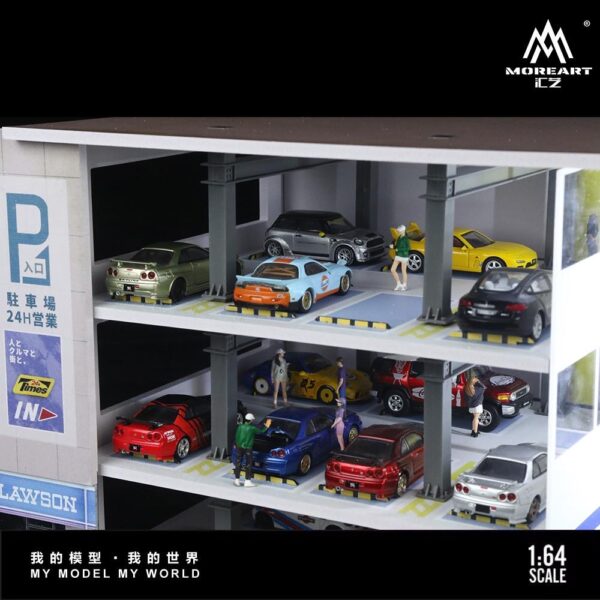 MOREART 1:64 JAPANESE PARKING GARAGE SCENE - Image 4