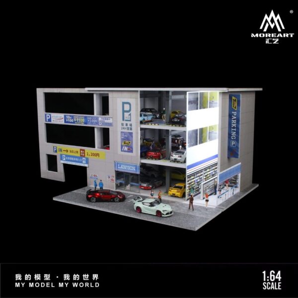 MOREART 1:64 JAPANESE PARKING GARAGE SCENE - Image 2