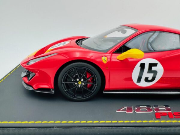 BBR 1:18 FERRARI 488 PISTA ROSSO CORSA 21/48 UNIDADES - Imagen 3