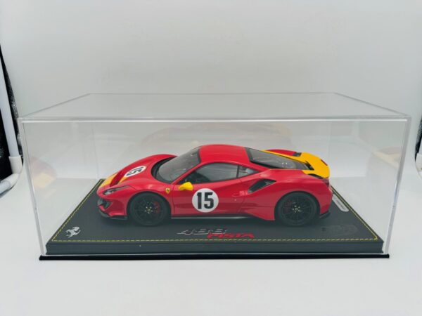 BBR 1:18 FERRARI 488 PISTA ROSSO CORSA 21/48 UNIDADES - Imagen 2
