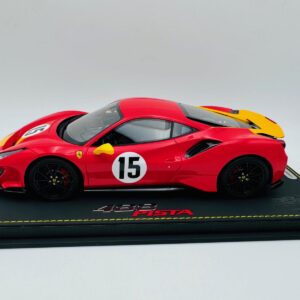 BBR 1:18 FERRARI 488 PISTA ROSSO CORSA 32/48 UNIDADES