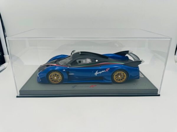 BBR 1:18 PAGANI HUAYRA R MATT BLACK BLU FRANCIA - Image 2