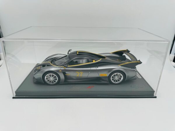 BBR 1:18 PAGANI HUAYRA R MATT BLACK CARBON MATT GREY - Image 2