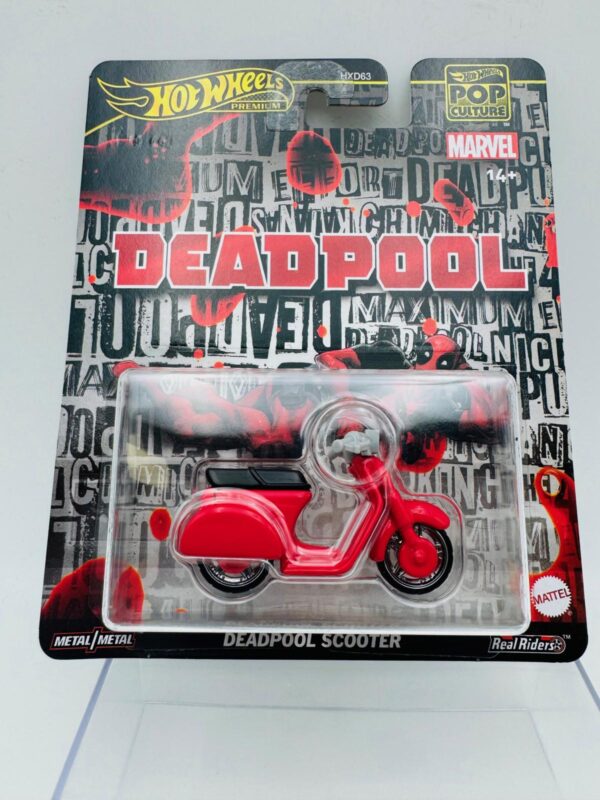 HOTWHEELS 1:64 DEADPOOL SCOOTER