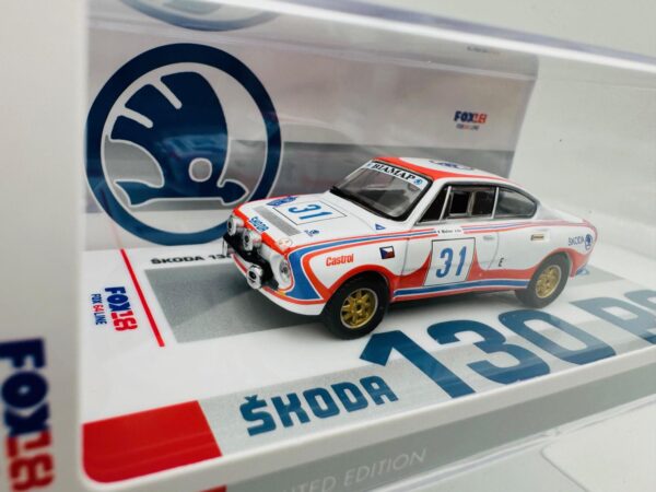 FOX  1:64 SKODA 130 RS RALLY ACROPOLIS 1979 - Imagen 2
