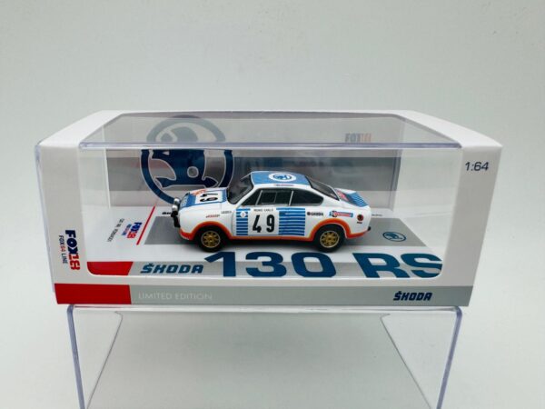 FOX  1:64 SKODA 130 RS RALLY MONTE CARLO 1977