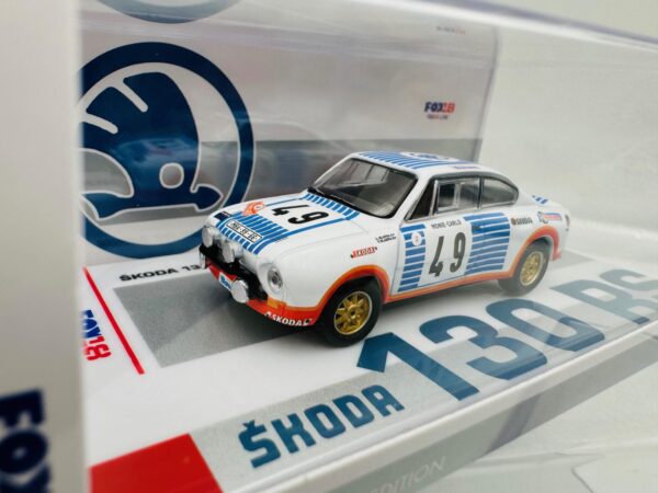 FOX  1:64 SKODA 130 RS RALLY MONTE CARLO 1977 - Imagen 2