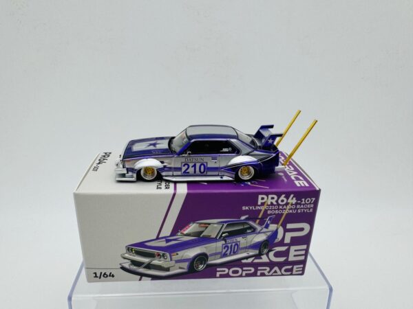 POP RACE 1:64 SKYLINE C210 KAIDO RACER BOSOZOKU STYLE - Image 2