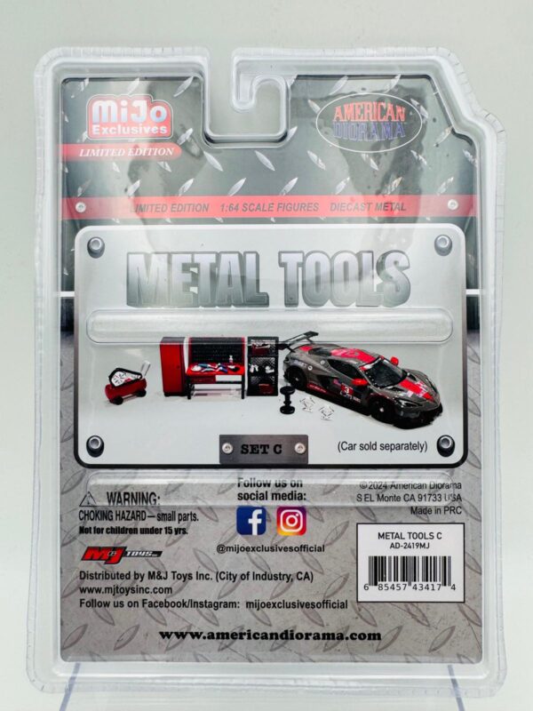 AMERICAN DIORAMA 1:64 METAL TOOLS SET C - Imagen 2
