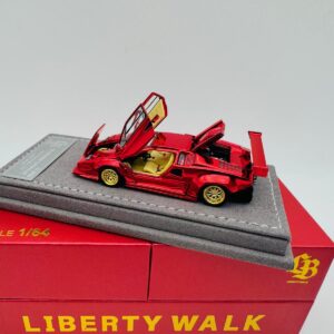 TOPART 1:64 LAMBORGHINI COUNTACH LBWK CHROMED RED