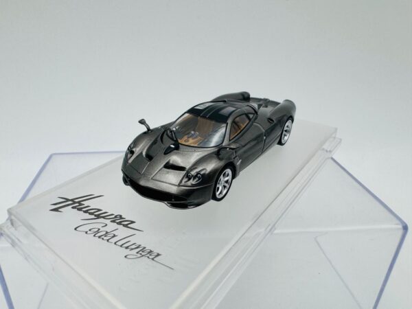 CM MODEL 1:64 PAGANI HUAYRA CODALUNGA METAL GUN GREY - Imagen 3