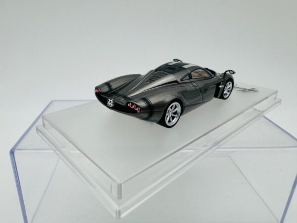 CM MODEL 1:64 PAGANI HUAYRA CODALUNGA METAL GUN GREY - Imagen 4