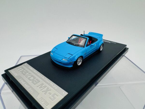 TIME MODEL 1:64 MAZDA MX5 BLUE - Imagen 3