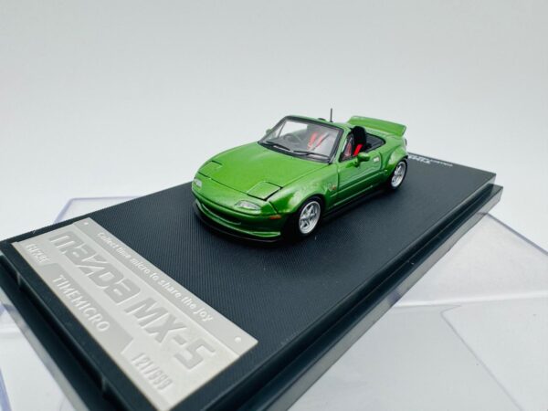 TIME MODEL 1:64 MAZDA MX5 GREEN - Imagen 4