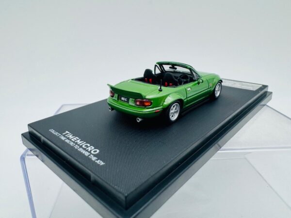 TIME MODEL 1:64 MAZDA MX5 GREEN - Imagen 5