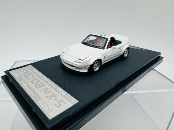 TIME MODEL 1:64 MAZDA MX5 WHITE - Imagen 4