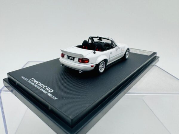 TIME MODEL 1:64 MAZDA MX5 WHITE - Imagen 5