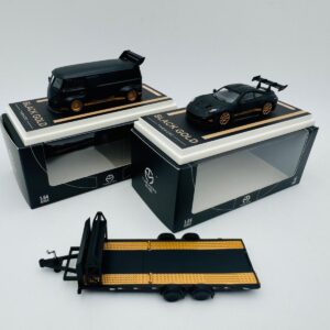 TIME MODEL 1:64 SET VW AND PORSCHE