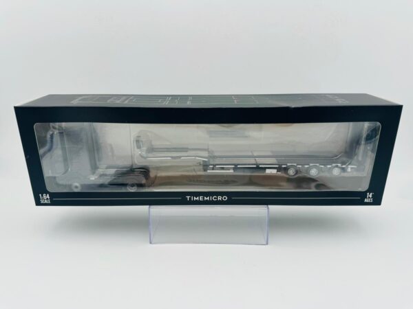 TIME MODEL 1:64 SCANIA FLATBED TRANSPORT BLACK - Imagen 3