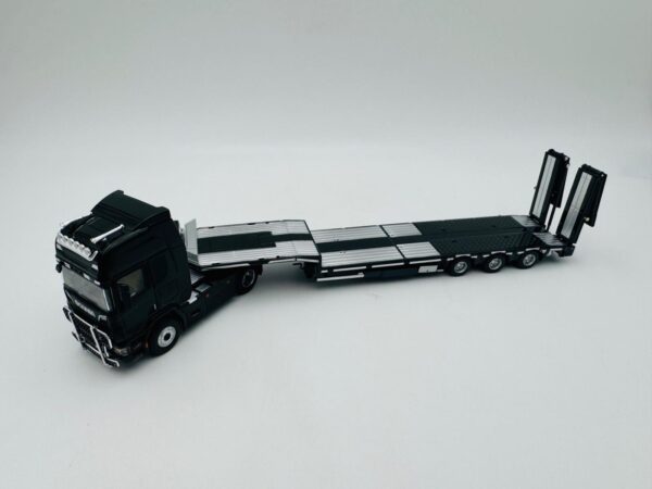 TIME MODEL 1:64 SCANIA FLATBED TRANSPORT BLACK
