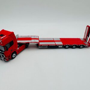 TIME MODEL 1:64 SCANIA FLATBED TRANSPORT RED