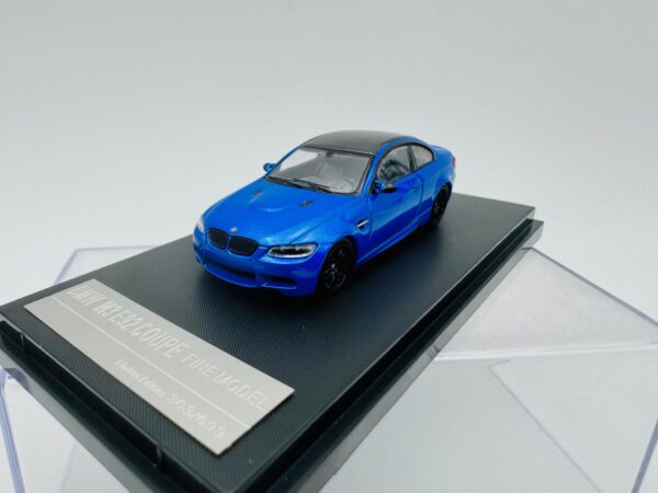 FINE MODEL 1:64 BMW M3 E92 METALLIC BLUE - Imagen 3