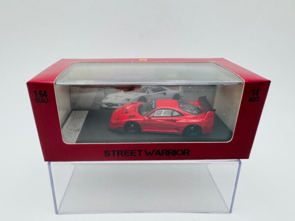 STREET WARRIOR 1:64 FERRARI F40 LBWK RED