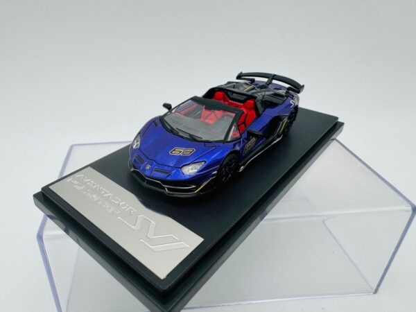 RHINO MODEL 1:64 LAMBORGHINI AVENTADOR SVJ PURPLE - Image 3