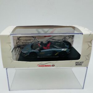RHINO MODEL 1:64 LAMBORGHINI AVENTADOR SVJ GRAY