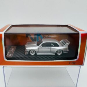 NICE AUTO 1:64 BMW E30 WIDE BODY SILVER