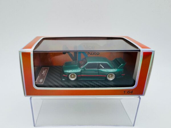 NICE AUTO 1:64 BMW E30 WIDE BODY GREEN