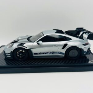 VIP SCALE 1:18 PORSCHE 911 GT3 RS MANTHEY RACING POLAR SILVER
