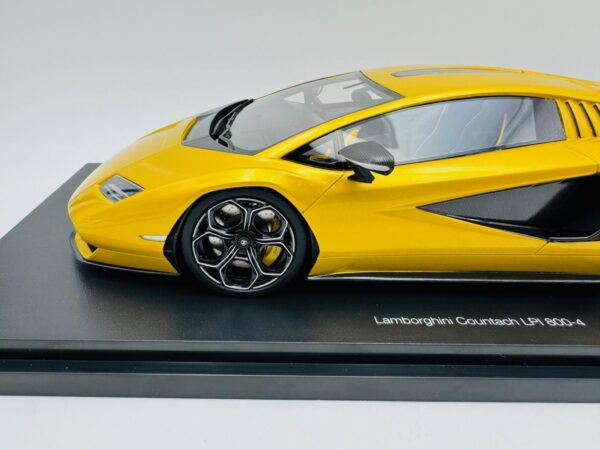 TOP SPEED 1:18 LAMBORGHINI COUNTACH LPI 800-4 NEW GIALLO ORION - Image 3