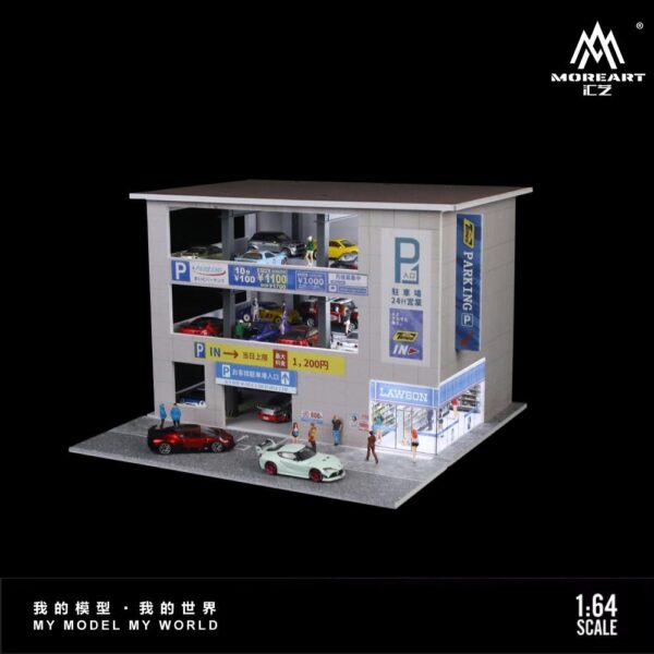 MOREART 1:64 JAPANESE PARKING GARAGE SCENE - Image 8