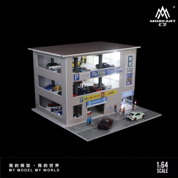 MOREART 1:64 JAPANESE PARKING GARAGE SCENE - Image 9