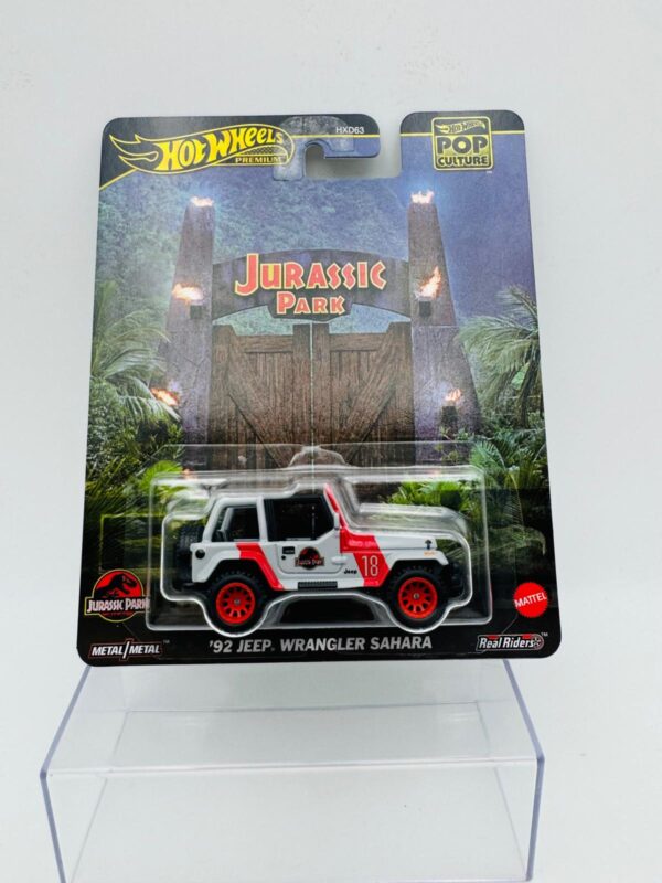 HOTWHEELS 1:64 JEEP WRANGLER SAHARA JURASSIC PARK NOVEDAD
