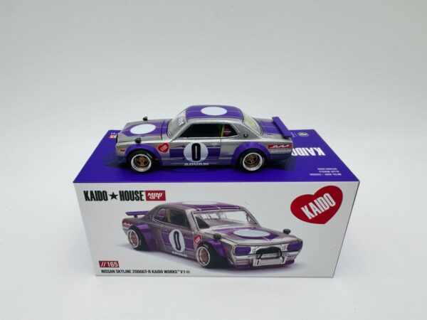 MINI GT 1:64 NISSAN SKYLINE 2000GTR KAIDO WORKS V1  165 NOVEDAD