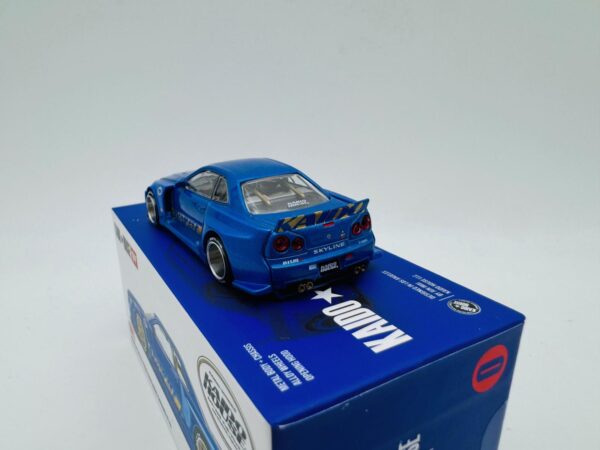 MINI GT 1:64 NISSAN SKYLINE GTR R34 KAIDO WORKS SHINJUKU V2  158 NOVEDAD - Imagen 4