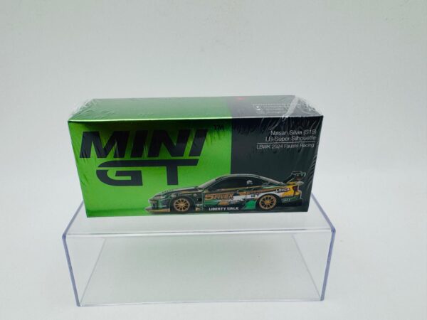 MINI GT 1:64 NISSAN SILVIA S15 LBWK 2024 FAUSTO RACING NOVEDAD
