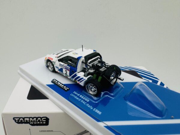 TARMAC WORKS 1:64 FORD RS200 LOMBARD RAC RALLY 1986 - Imagen 3