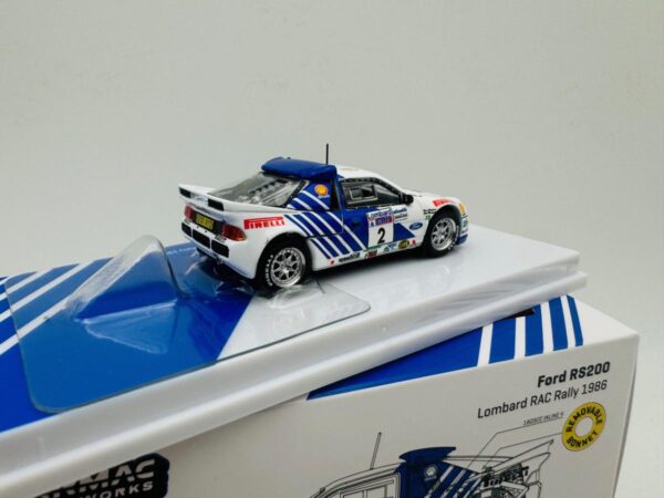 TARMAC WORKS 1:64 FORD RS200 LOMBARD RAC RALLY 1986 - Imagen 5