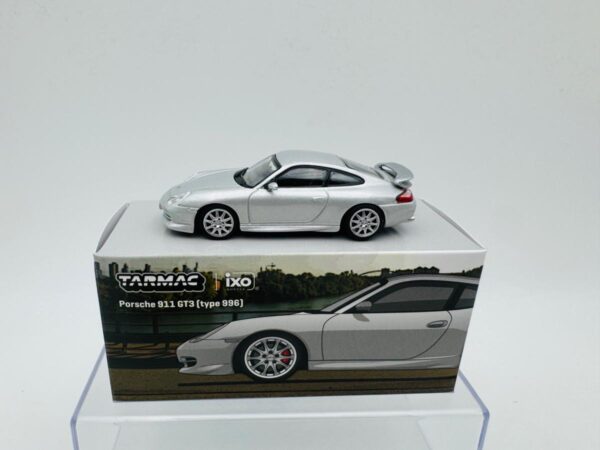 TARMAC WORKS 1:64 PORSCHE 911 GT3 TYPE 996 SILVER