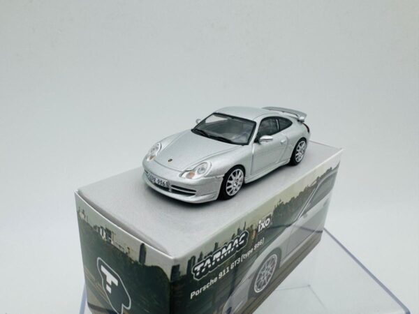 TARMAC WORKS 1:64 PORSCHE 911 GT3 TYPE 996 SILVER - Imagen 2
