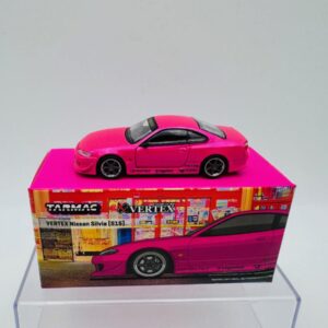 TARMAC WORKS 1:64 VERTEX NISSAN SILVIA S14 PINK METALLIC