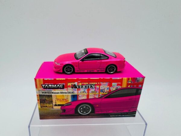TARMAC WORKS 1:64 VERTEX NISSAN SILVIA S14 PINK METALLIC