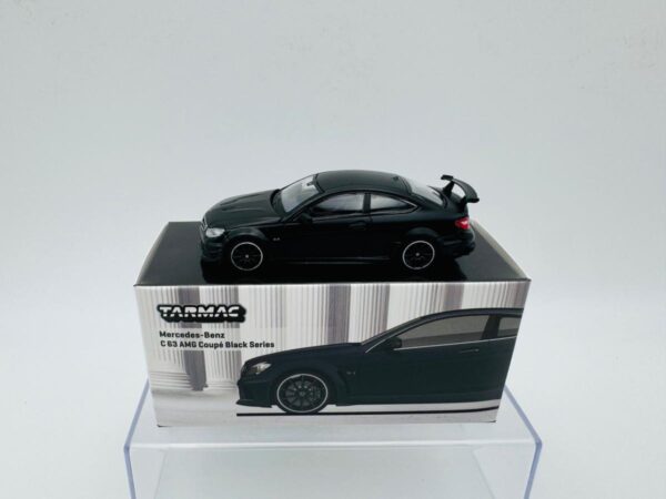 TARMAC WORKS 1:64 MERCEDES C63 AMG BLACK SERIES MATTE BLACK
